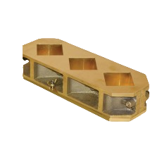 Conjunto de molde de cemento de tres piezas de latón