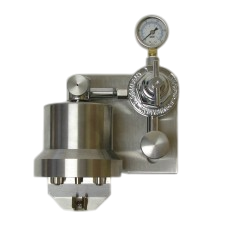 Filtro prensa de baja presión para montaje en pared, modelo MB con conjunto de presión de CO2