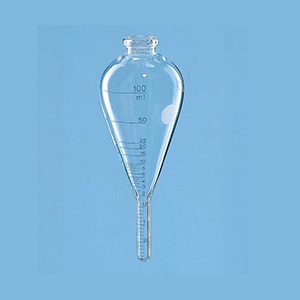 Tubo forma pera alta graduado para aceites