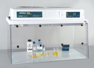 Cabina de trabajo de flujo laminar vertical