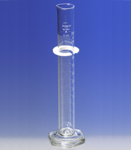 Cilindro de escala métrica simple PYREX®, clase A