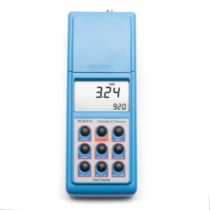 Medidor de turbidez, cloro libre/total con cumplimiento EPA