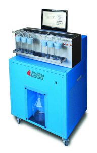 Prueba automática de filtrabilidad a baja temperatura