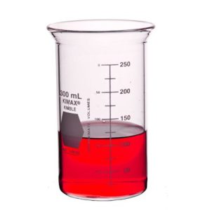 Vaso Precip. Berzelius, Sin Vertedero, Forma Alta, Graduado, Capacidad 300 mL, Mca Kimax