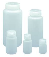 Frasco Blanco Opaco Boca Ancha, Con Contra Tapa